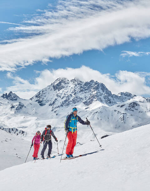 Skitouren-Vielfalt Tourengehen in Ischgl